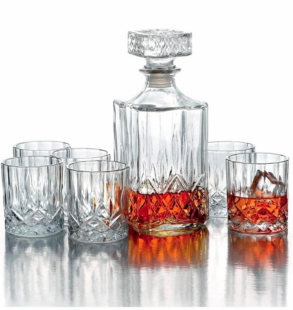 Whisky Decanter with Glass Set