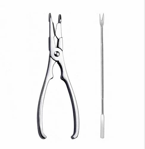 Stainless Steel Crab Cutter Tool with Seafood Fork