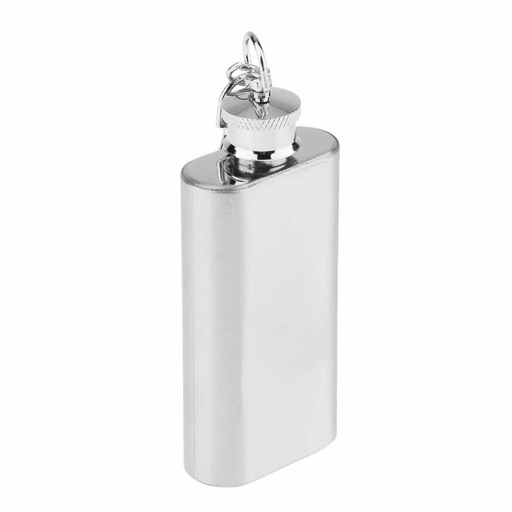 Mini Hip Flask with KeyChain 2 Oz